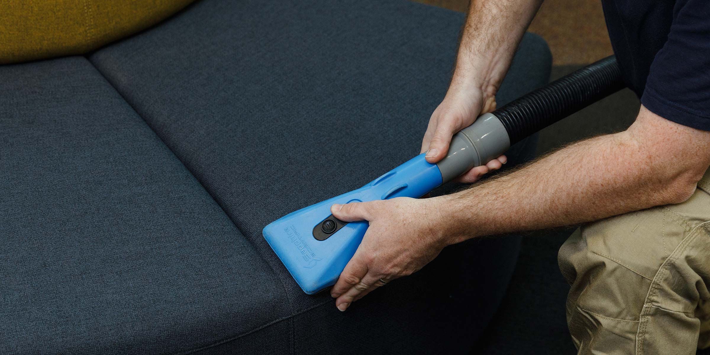 Clean office furniture and upholstery